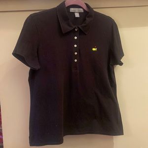 MASTERS COLLECTION Ladies XL Black Golf Polo